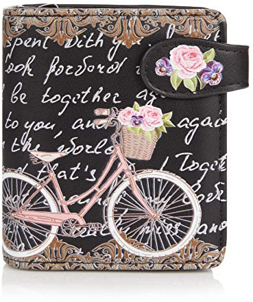 Shagwear Junge Damen Geldbörse Small Purse und Designs Paris Bike Paris Fahrrad