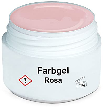 GS-Nails UV Farb-Gel für Nail-Art & Nagel-Design - 5 ml UV-härtendes Cover-Gel - Selbstglättendes Rosa A1