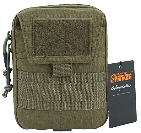 EXCELLENT ELITE SPANKER Molle Admin Pouch Military Utility Tool Pouch EDC Molle Pouchs Gadget Waist Bags(RGN)