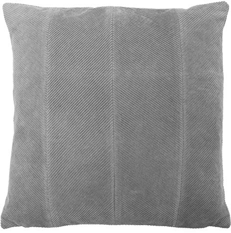 Furn Jagger Cover-Cottn-Grey-45 x 45cm (18 x 18 inches), Cotton, Grey, Cushion Cover