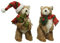 Kaemingk 8719152229802 Ours de Paille 2Ass Noël Décorations et Objets Multicolore