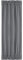 PiccoCasa 1 Panneau de Rideau occultant à Isolation Thermique pour Porte française – 63,5 x 183 cm – pour Portes vitrées – Gris