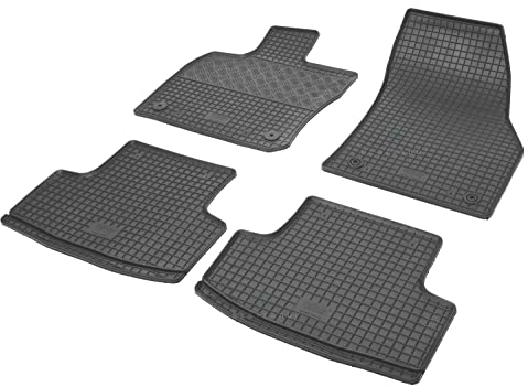 Gummimatten Fußmatten Gummifußmatten RIGUM geeignet für Seat Ateca 4x2 ab 2016 Perfekt angepasst + Magic Eraser
