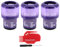 DingGreat 3Pcs Filtro di Ricambio per Dyson V15 V11 SV14, Filtro Lavabile per Dyson V15 V11 SV14 Cyclone Animal Absolute Total Clean Aspirapolvere, Sostituire # DY-970013-02 & 97001302