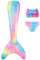 shepretty meerjungfrauenflosse mädchen,4pc，fenseM1-110