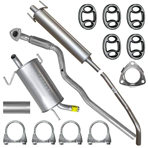 Auspuffanlage Schalldämpferset Auspuff für Opel Corsa C 3 III 1.4 16V