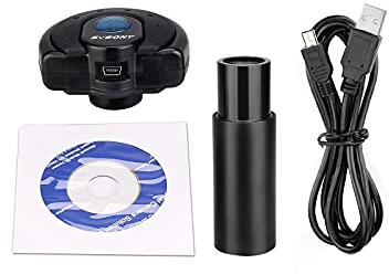 Svbony SV189 Cámaras para Microscopios, Oculares con Adaptador 1.3MP 23.2mm 30.00mm USB 2.0, Cámara de Ocular Electrónica para Industria Laboratorio de Ciencia Enseñanza Escolar