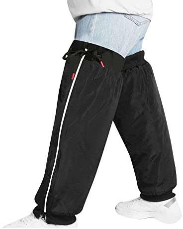 Motorrad Kniewärmer Warmer, Motorrad Reißverschluss Knieschoner Verdicken Winddicht Wasserdicht Kältebeständig Knie Stulpen Winter Motorrad Knieschützer für Outdoor Sport Radfahren im Winter