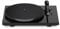 Pro-Ject E1 Phono, Plug & Play Entry Level Record Player with built-in switchable phono stage and 33/45 electronic speed switch (Black)