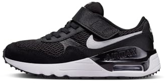 Nike Jungen Air Max Systm Sneaker, Black White Wolf Grey, 32 EU