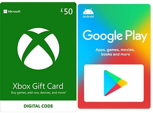Xbox Live £50 Credit [Xbox Live Online Code] + Google Play gift code £10 (Email Delivery - UK Customers Only)