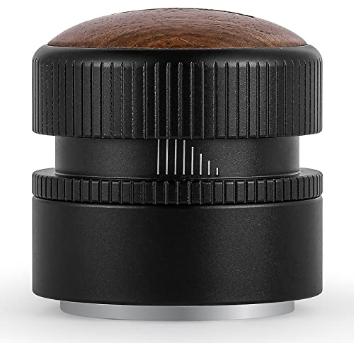 MHW-3BOMBER - Kaffee Tamper Druckregulierend 51mm Edelstahl - Espresso Stampfer 51mm - Professionelles Espressozubehör passend für 51mm Siebträger - schwarz T5851F