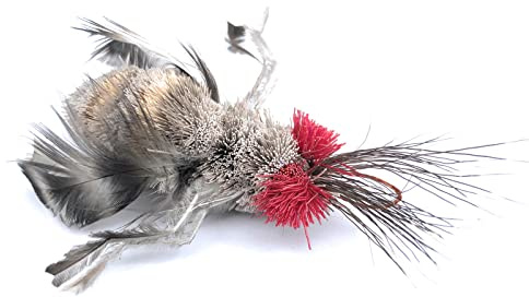 Purrs Fly cat toy handcrafted attachment- Fits PurrSuit, Frenzy & DaBird wand Cat Toys