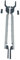 CR-MOESANCO® Kit Compas Droite + Gauche Polifix + Base Polifix pour caravane 23 cm, Bras pour fenêtre camping-car Support de fixation 230 mm Support de levage