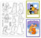 ORIGACH Mädchen und Haustiere klare Stempel für Kartenherstellung Haustiere Transparente Silikonstempel für DIY Scrapbooking und Album Dekorative