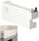 PUIOTEAI Caja de Almacenamiento WiFi para Colgar en La Pared, Router Pared Organizador de Cable, Estante de Almacenamiento WiFi para TV, Pared Estante de Almacenamiento de Router(White)