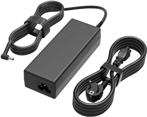 HSXIRQA 19V Caricatore Compatibile Con Samsung TV 32” UN32 J4000 J400D J4500 J5003 J5205 J525D M5300 M530D UN22H5000 Odyssey G3 G5 S24AG30 C27G55 C32G55 C34G55 S27AG50 G55A G50A T55 CH71 Monitor