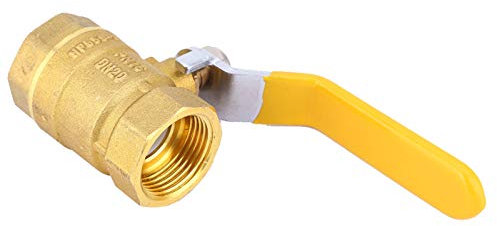 DN20-Kugelhahn, G3 oder 4 Zoll, Messing-Kugelhahn für die Wasserverteilung, Präzisionsguss, Auslaufsicher, Robust, Einteiliger Guss, aus Messing mit 59,1-Edelstahlmutter