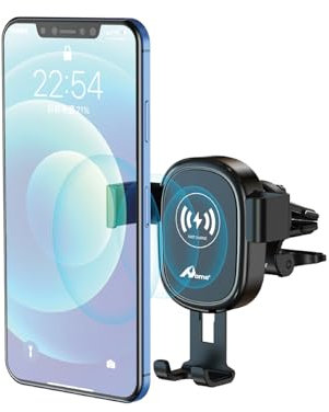 HOME Autohalterung mit Ladefunktion, 15W Handyhalterung Auto [Automatische Klemmung], Qi Induktive Ladestation Auto Wireless Charger Schnellladen, Kfz Ladegerät für 3,5-7 Zoll Smartphone