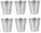 GREENADSCAPE 6St Weinglas aus Edelstahl Iced Latte Tasse Schnapsgläser Glaswaren isolierter Weinbecher whiskey glasses wiskygläser rostfreie Weinbecher Schnapsglas Rostfreier Stahl Silver