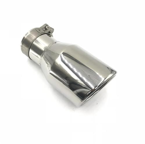 Auspuffblenden 1 Stücke Auto Auspuffblende Universal Modifiziertes Endrohr 304 Edelstahl Chrom Rohr Für E90 Für F30 Auto Endrohre(73 IN 89MM Out)