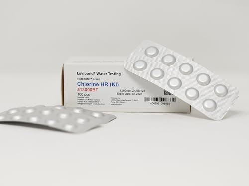 Lovibond - Tabletas de cloro H.R. (KI) test all water