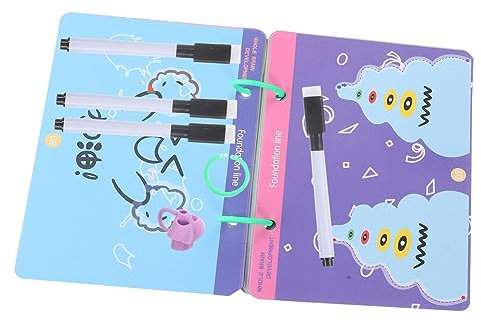 SUPVOX 1Set Erasable Pen Line Training Cards for Fine Motor Skill Development Educational for Early Learning and