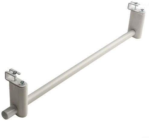 Radiator Airers - Plastic Coated Towel Rail for Radiators, Clothes Drying Rack, Over Radiator Rack Hanger, White, 50cm