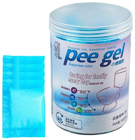 Quorvex Pee Gel for Camping 40 Pieces, Liquid Solidifier, Absorbent | Liquid Waste Gel Portable Camping Toilet Car Trips, Travel, Road, Outdoor, Hiking, Backpacking, Airplane Flights
