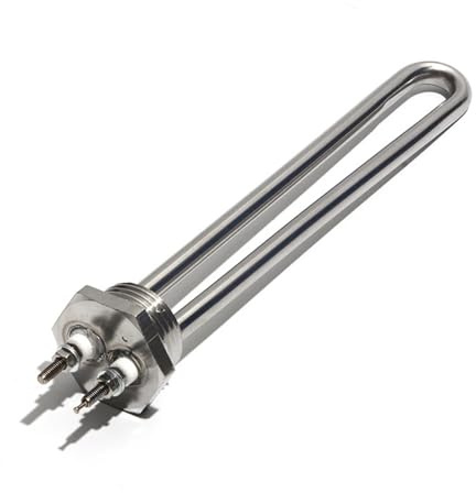 24V 900W 304 Stainless Steel Heating Element Submersible Water Heater 180mm Tube Length Safe and Efficient Heating
