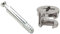 Flyshop Selbstschneidende Verbindungsbeschläge für Möbel, Schränke, 15 x 14 mm, mit M6-Gewinde, 45 mm Länge, 10 Sets