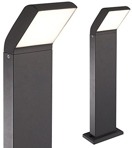 max K O M F O R T LED Außenleuchte schwarz Außenlampe Wandleuchte Standleuchte Aluminium Wegeleuchte 1504-800 Standleuchte ohne Bewegungsmelder