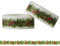 2 Rotoli 10 m X 15 mm Washi Tapes bello Motivi Nastro adesivo Carta decorativa Adesivi Decorativo Nastri adesivi Decorazione Confezione Regalo fai da Te Scrapbooking Artigianato (Ghirlanda Di Natale)
