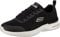 Skechers Damen Synergy Loving Life Sneaker, schwarz/weiß, 42.5 EU