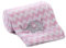 CREVENT Süße seidige Plüsch-Babydecke für Mädchen, Kleinkinder, Neugeborene, Kinderbett, Kinderwagen, Geschenk, geeignet für Sommer, Frühling (75 cm x 100 cm, rosa Elefant)