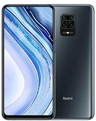 Xiaomi Redmi Note 9 Pro - Smartphone de 6.67 (6 GB RAM, 64 GB ROM, cámara AI Quad de 64 MP, batería de 5020 mAh) Interstellar Grey [International Version]