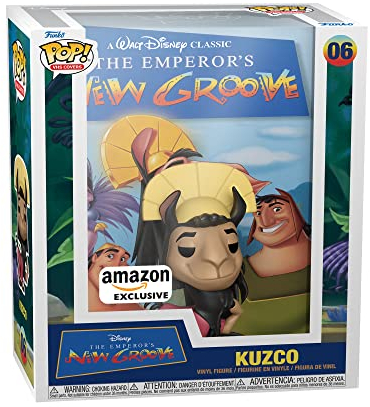 Funko Pop! VHS Cover: Disney - Kuzco - Emperor's New Groove - Amazon-Exklusiv - Vinyl-Sammelfigur - Geschenkidee - Offizielle Handelswaren - Spielzeug Für Kinder und Erwachsene