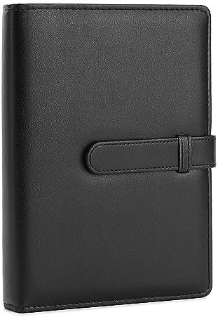 Fotoalbum für Polaroid-Bilder, 256 Taschen Album für Fujifilm Instax Mini 7s 8 8+ 9 25 26 50s 70 90 Sofortbildkamera-Namenskarte, Fotobuch für Polaroid PIC-300P/Z2300, B Lack