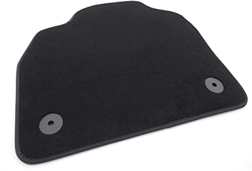 Fußmatte für Seat Ibiza V & Arona (Fahrermatte einzeln) Velours Automatte Matte in Original Qualität Vorne Schwarz