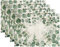 Eukalyptus Platzsets 4er Set Tischsets grüne Eukalyptus Blätter, Frühling Sommer Platzsets Waschbar Platzdeckchen Küche Party Urlaub Deko 30x45cm