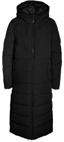 Noisy may Lange Puffer Jacke Warmer Stepp Wintermantel mit Kapuze Wattierter Blouson NMDALCON