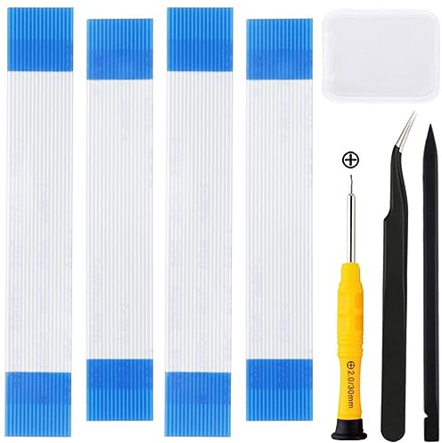 ZHUROUPU 2 Paar R2 L2 L1 R1 Flex-Kabel-Ersatz für PS5 BDM-020 Controller Haptic Trigger Ribbon Kabelersatz für PS5 DualSense Controller (Links und rechts)