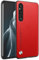HONLEN Funda para Smartphone, Compatible with Sony Xperia 1 V (6.5 Inches) Carcasa de Negocios Respaldo de Cuero Rojo