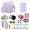 TONYLAIJIANTAO Instant Camera Mini 11/12 Accessories Compatible with Fujifilm Instax Film Camera, Include Case/Album/Filters/Film Frames/Border Stickers. (Purple)