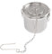 Teesieb Gewürzsieb 11,3cm 0,95L Edelstahl Gewürzfilter mit Verlängertem Kettenhaken, Extra Feinmaschiges Gewürzkugel Teeei für Losem Tee Küchen Koch