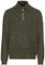 camel active Herren Stricktroyer aus Baumwollmix Dunkelgrün, menswear-6XL
