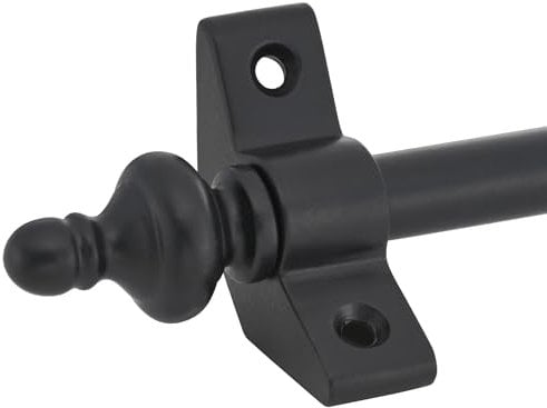 Set of 13, Stair Carpet Rods, Urn Finial, Wrought Iron, Suitable for Carpet Runners Up to 70 Centimetre Wide Or Narrow (Wrought Iron)