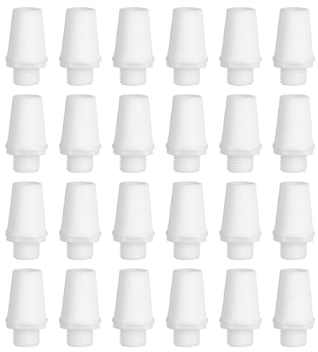 24 Stück Zugentlastung Kabelklemmenschloss, Heimzubehör zur Verkabelung, Zugentlastung Kunststoff Kordelgriff Kabelschloss, Lamp Socket Adapter