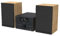 Thomson Micro Bluetooth Radio CD MP3 (Holz und Schwarz)