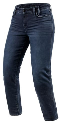 REV'IT! Damen Boyfriend-Jeans, Violett, Dunkelblau/Schwarz, 66 x 81 cm